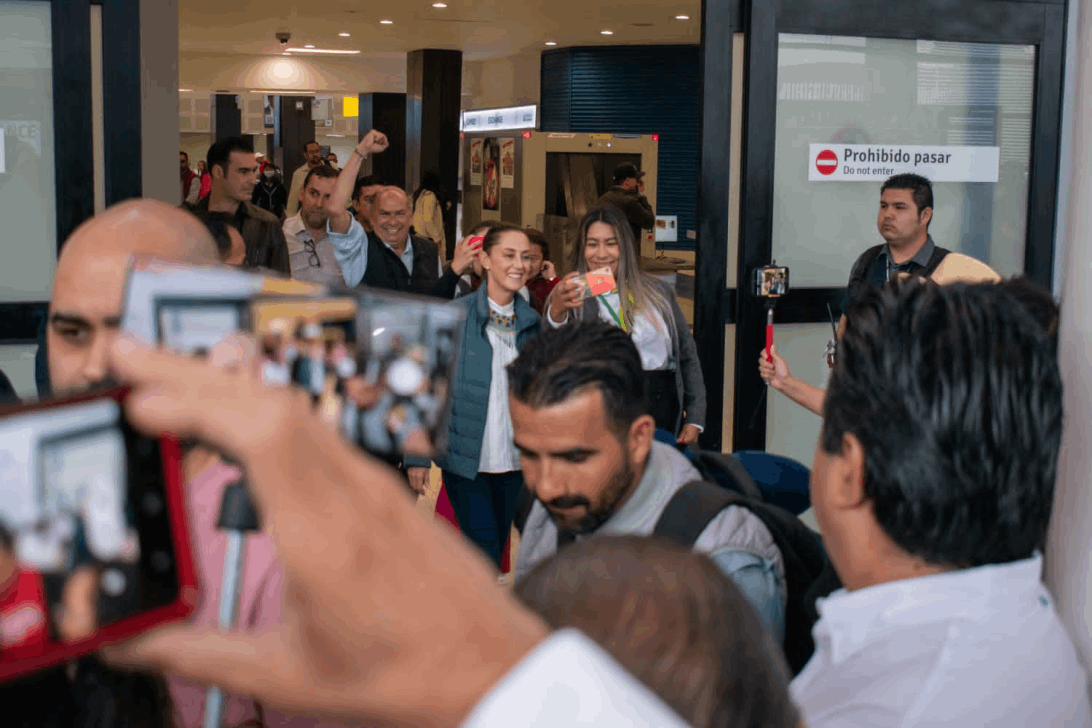 As Recibieron A Claudia Sheinbaum Durante Su Visita A L El Mexicano