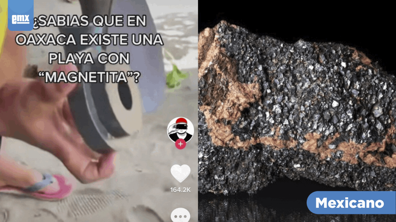 EMX-Video en Tik Tok muestra playa de metal; está en Oaxaca