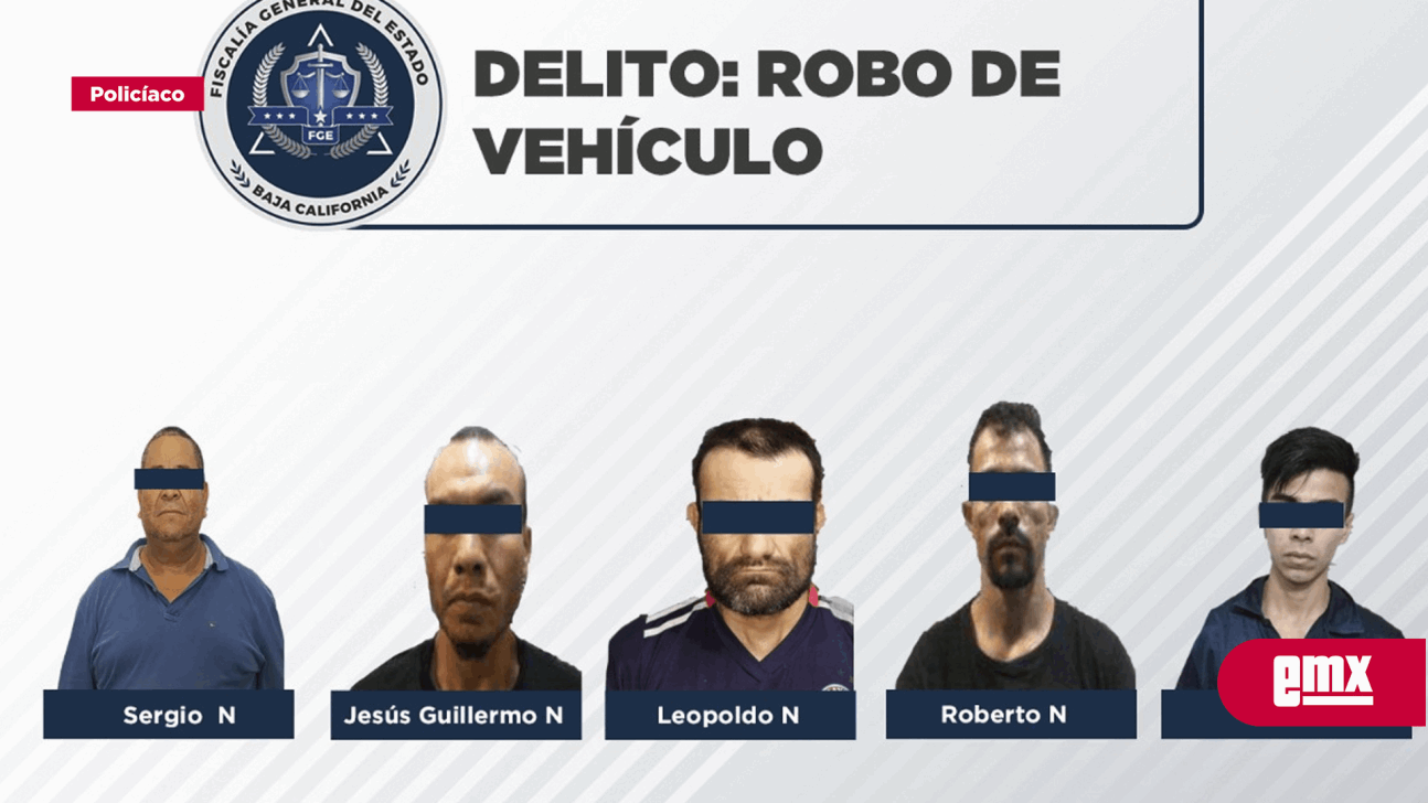 Detienen A Cinco Sujetos Implicados En Robo De Veh Culos El Mexicano