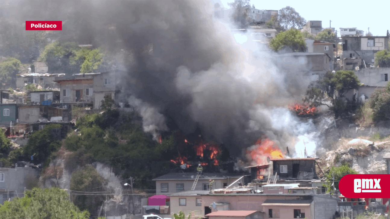 EMX-Se queman casas en la colonia El Tejamen