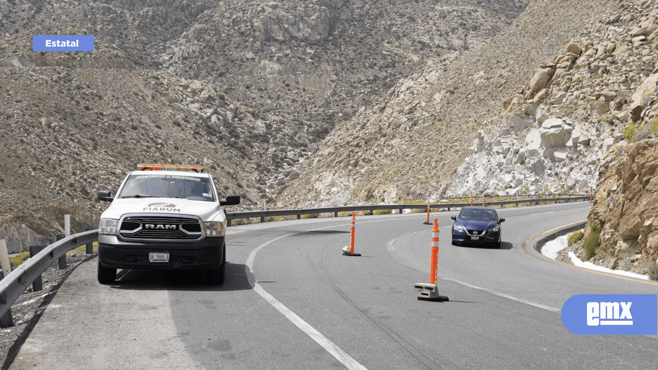 EMX-FIARUM informa sobre las condiciones actuales en la autopista Centinela-La Rumorosa