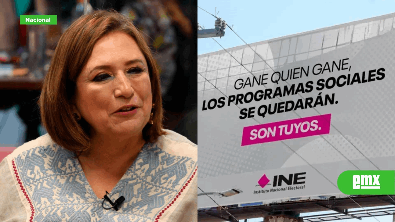 EMX-Xóchitl Gálvez pide al INE campaña para aclarar que programas sociales no son de los partidos