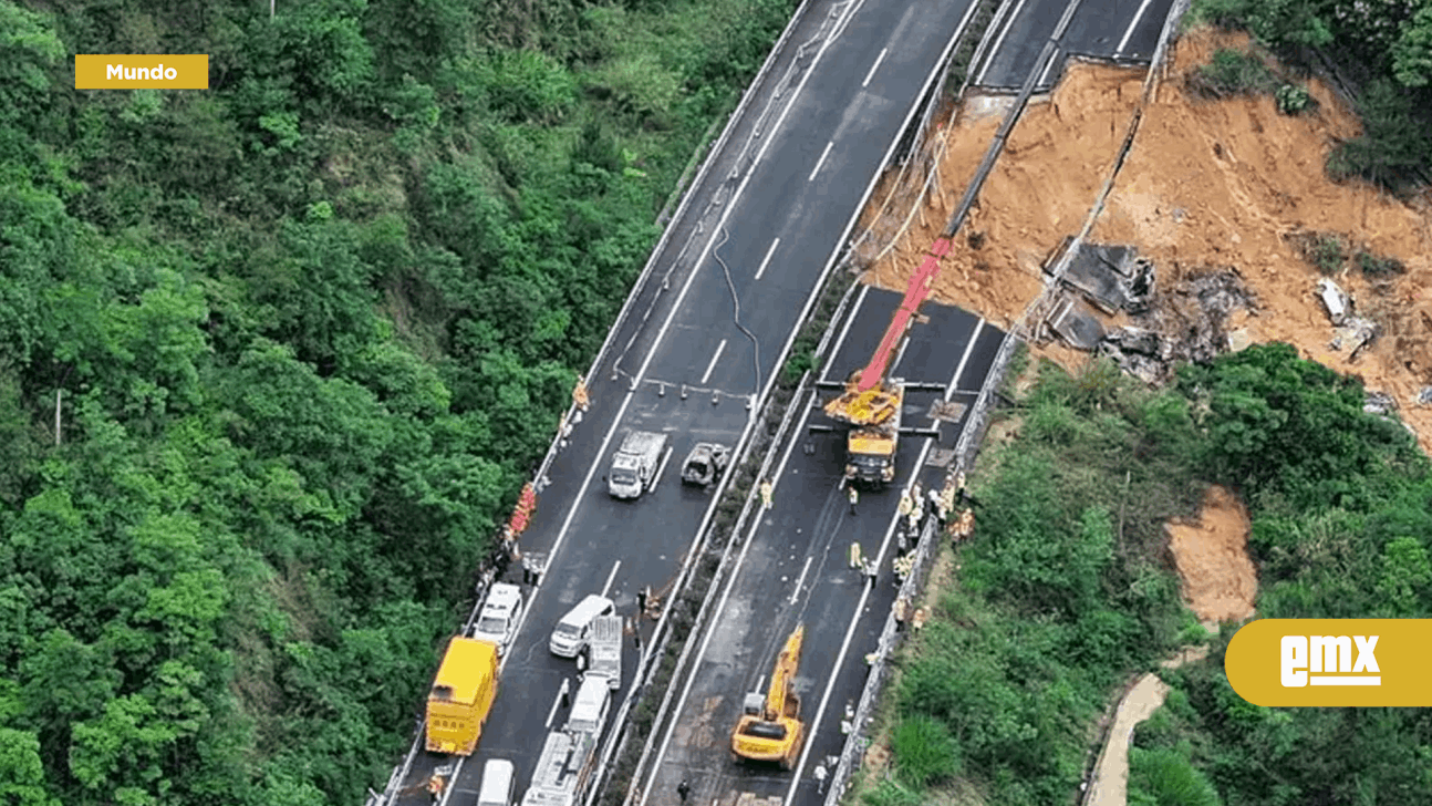 EMX-Colapso de una carretera en el sur de China deja 24 muertos