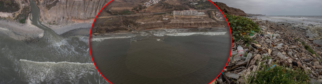 EMX-Continúan descargas de agua residual en Punta Bandera