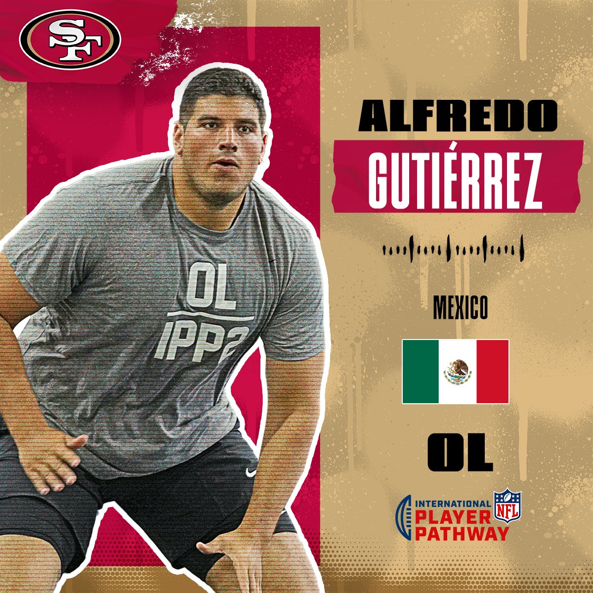 Exclusiva con Alfredo Gutiérrez de los San Francisco 49ers