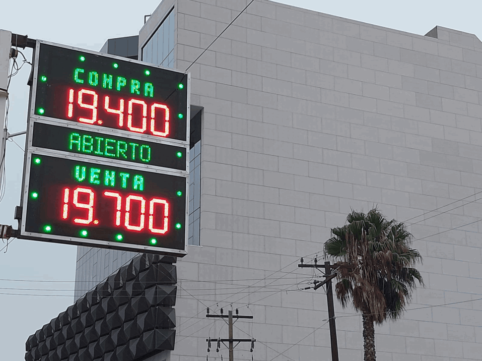 Tipo de cambio en Tijuana... El Mexicano