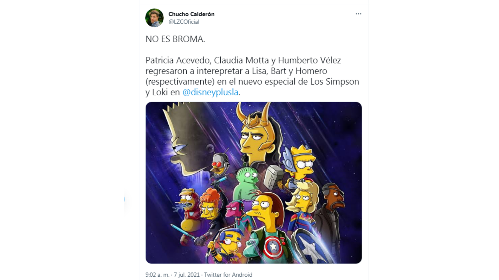 Humberto Vélez regresa a la voz de Homero Simpson - El Mexicano