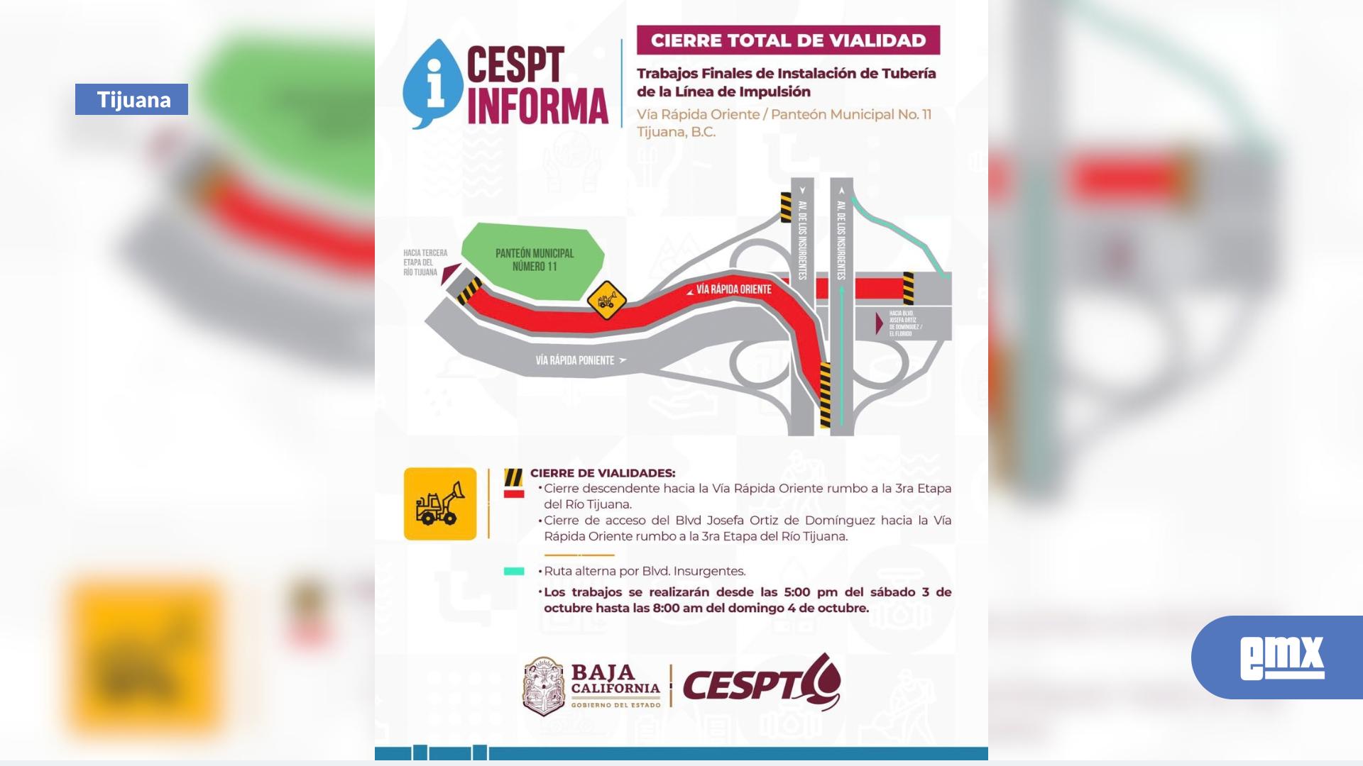 EMX-Cierre-temporal-en-vía-rápida-Oriente-por-construcción-de-línea-en-la-PTAR