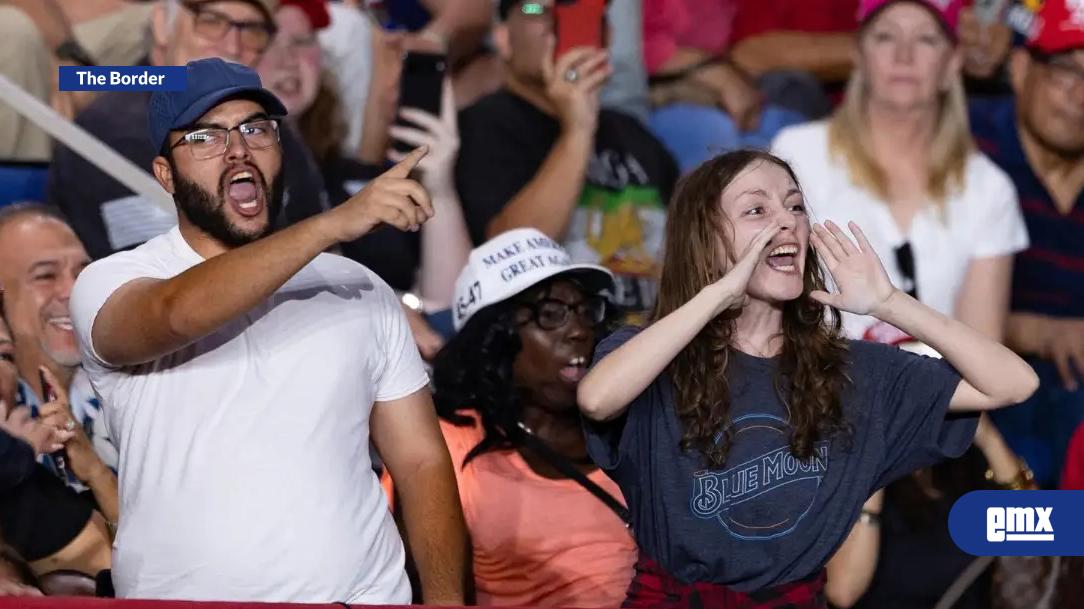 EMX-Interrumpen manifestantes mitin de Trump en Texas