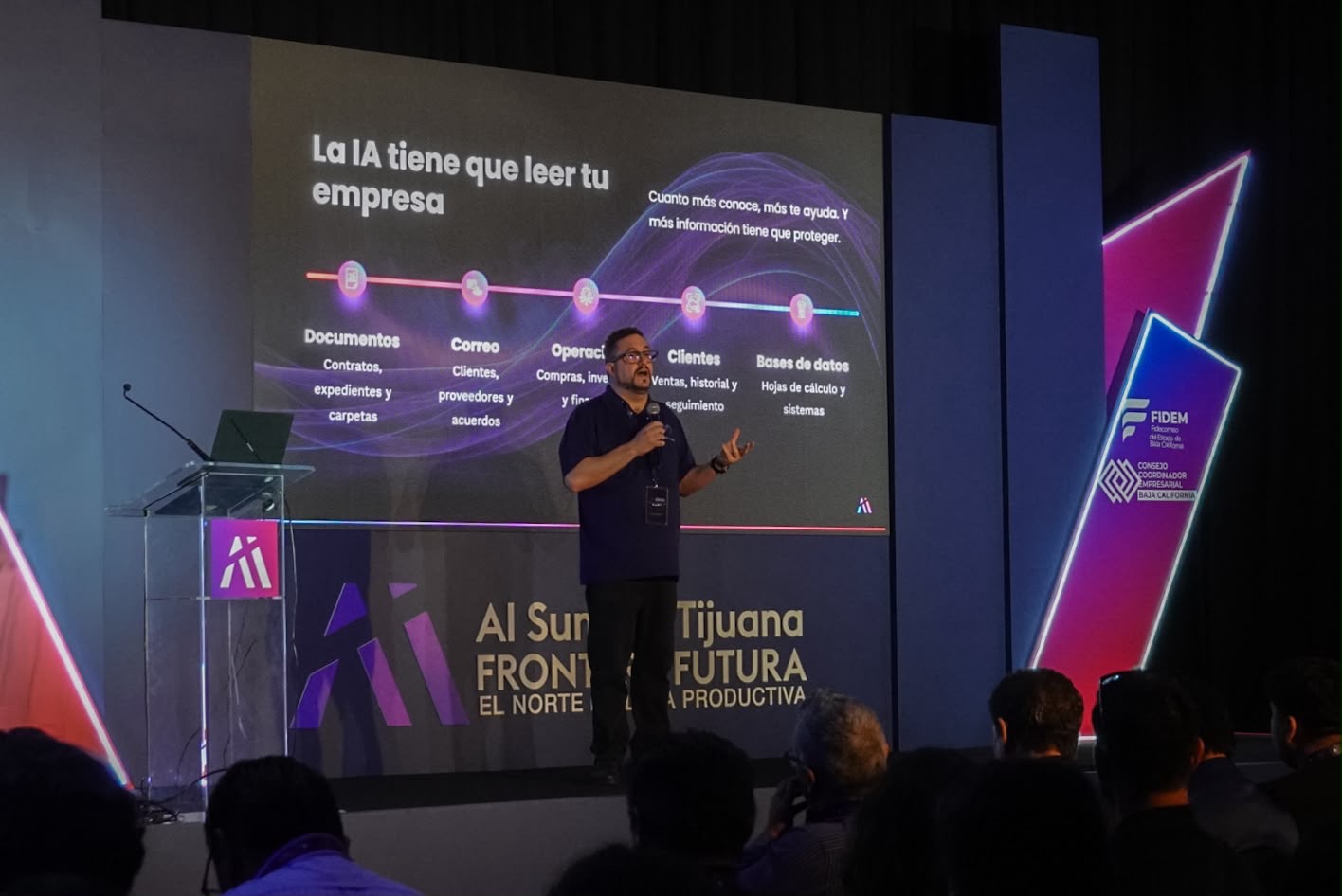First slide
