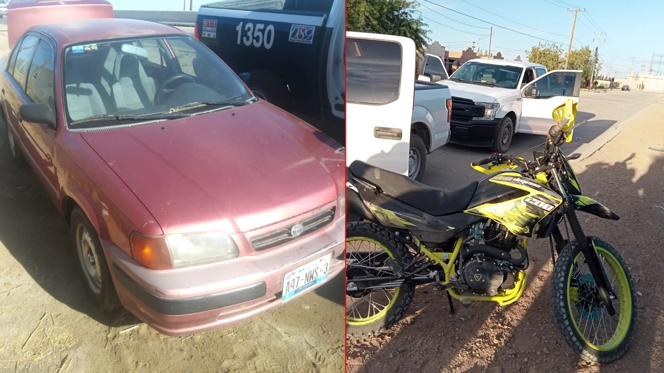 EMX-Recuperan vehículos con reporte de robo en Mexicali