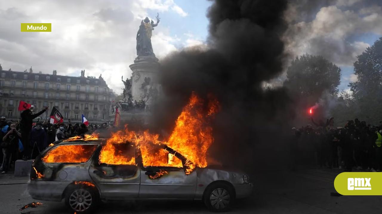 EMX-París impone toque de queda tras disturbios en Francia que dejan 2 mil 400 detenidos