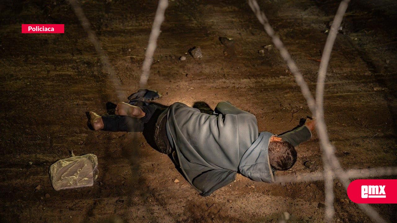 EMX-Migrante resulta lesionado tras caer del muro fronterizo
