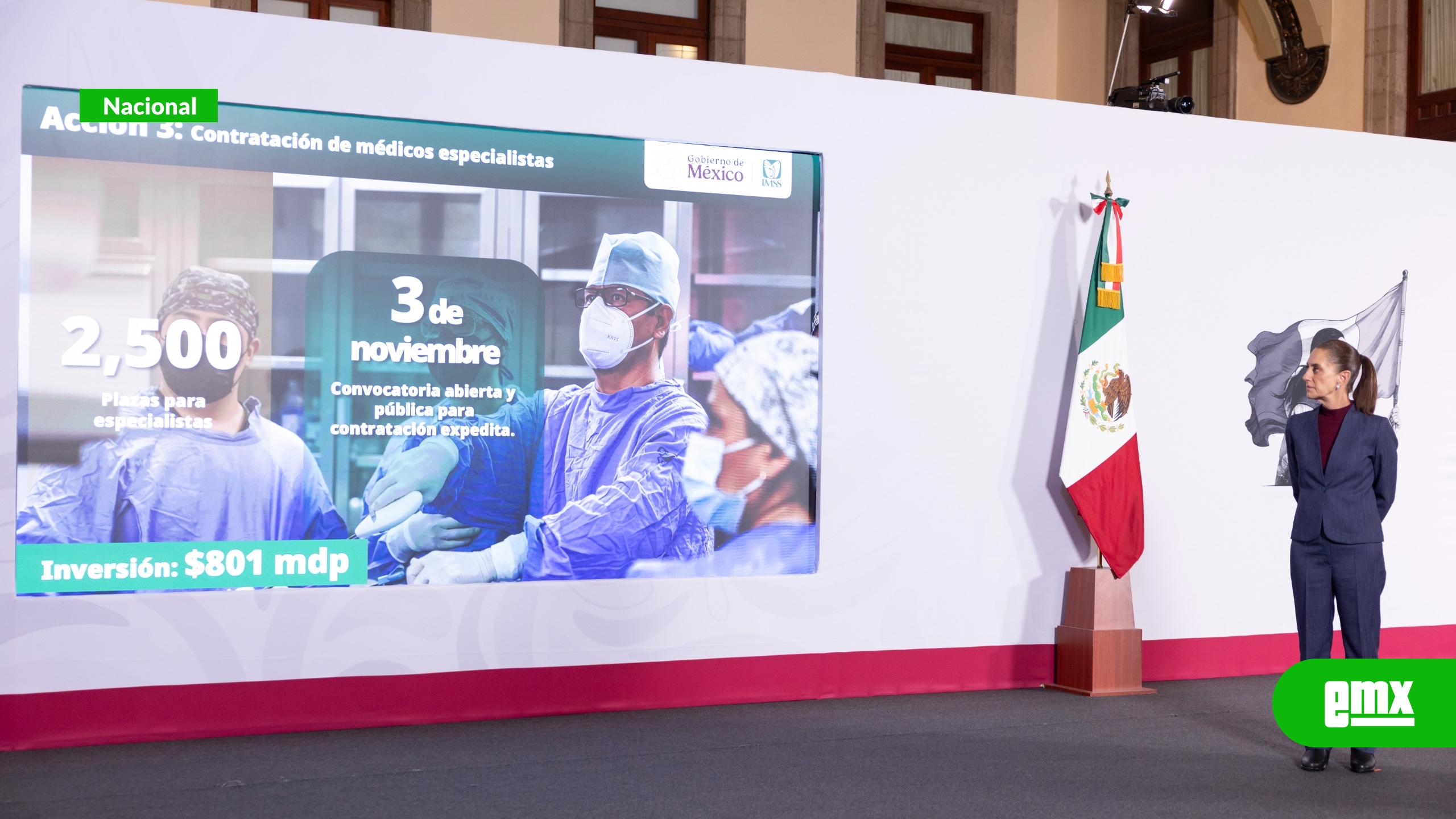EMX-IMSS aplicará 12 acciones en 120 días para mejorar servicios y elevar salarios