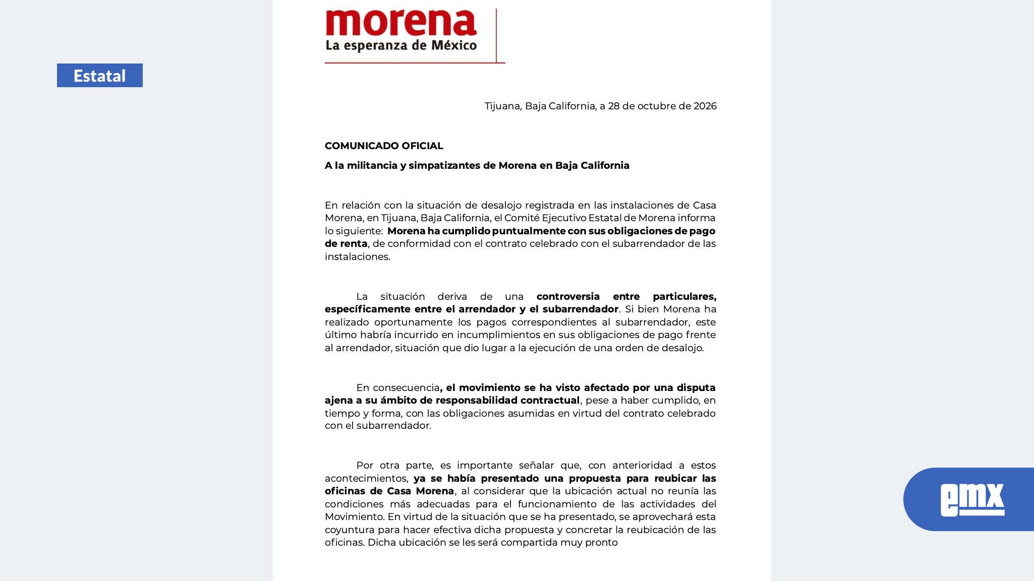 EMX-Morena-anuncia-reubicación-de-Casa-Morena-en-Tijuana