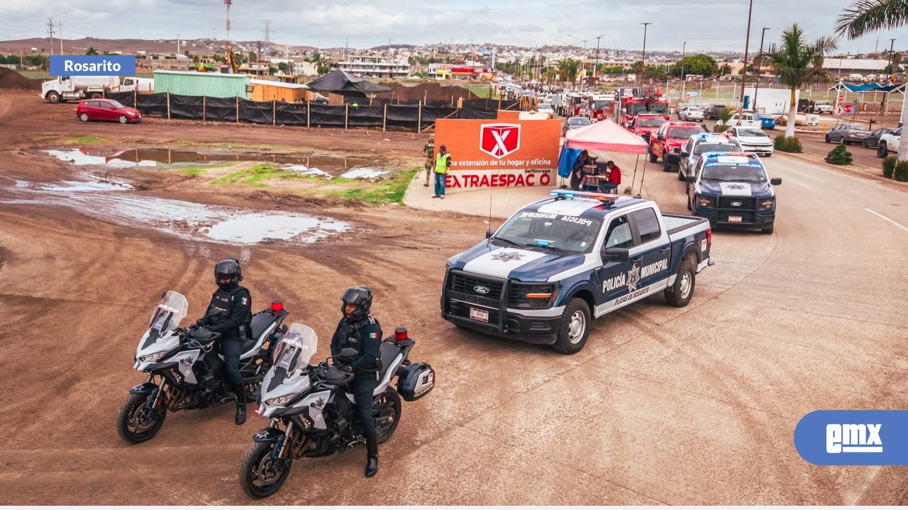 EMX-Implementan operativo de seguridad por Halloween y Día de Muertos en Playas de Rosarito