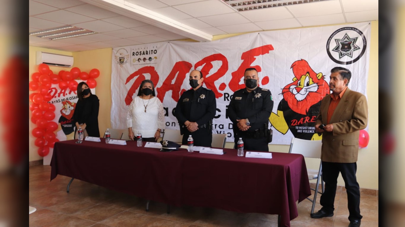 EMX-Reconoce SE a planteles participantes en programa D.A.R.E. en Rosarito