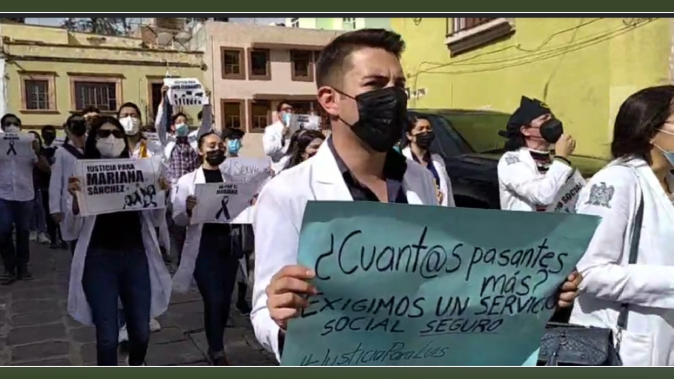 EMX-Protestan contra asesinatos de médicos en Zacatecas