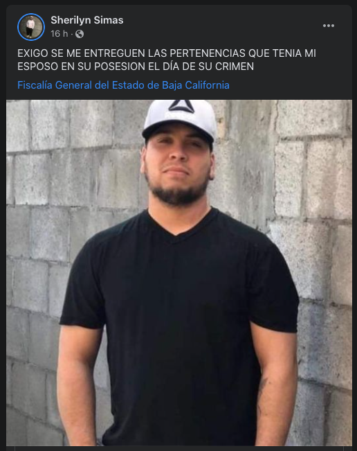 EMX-Exigen pertenencias de Hector Loya, asesinado en Tecate