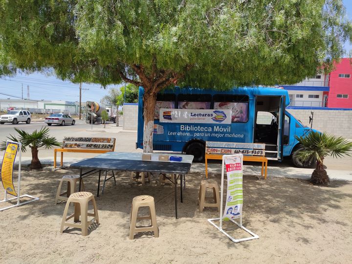 EMX-Invitan en Rosarito a conocer biblioteca móvil