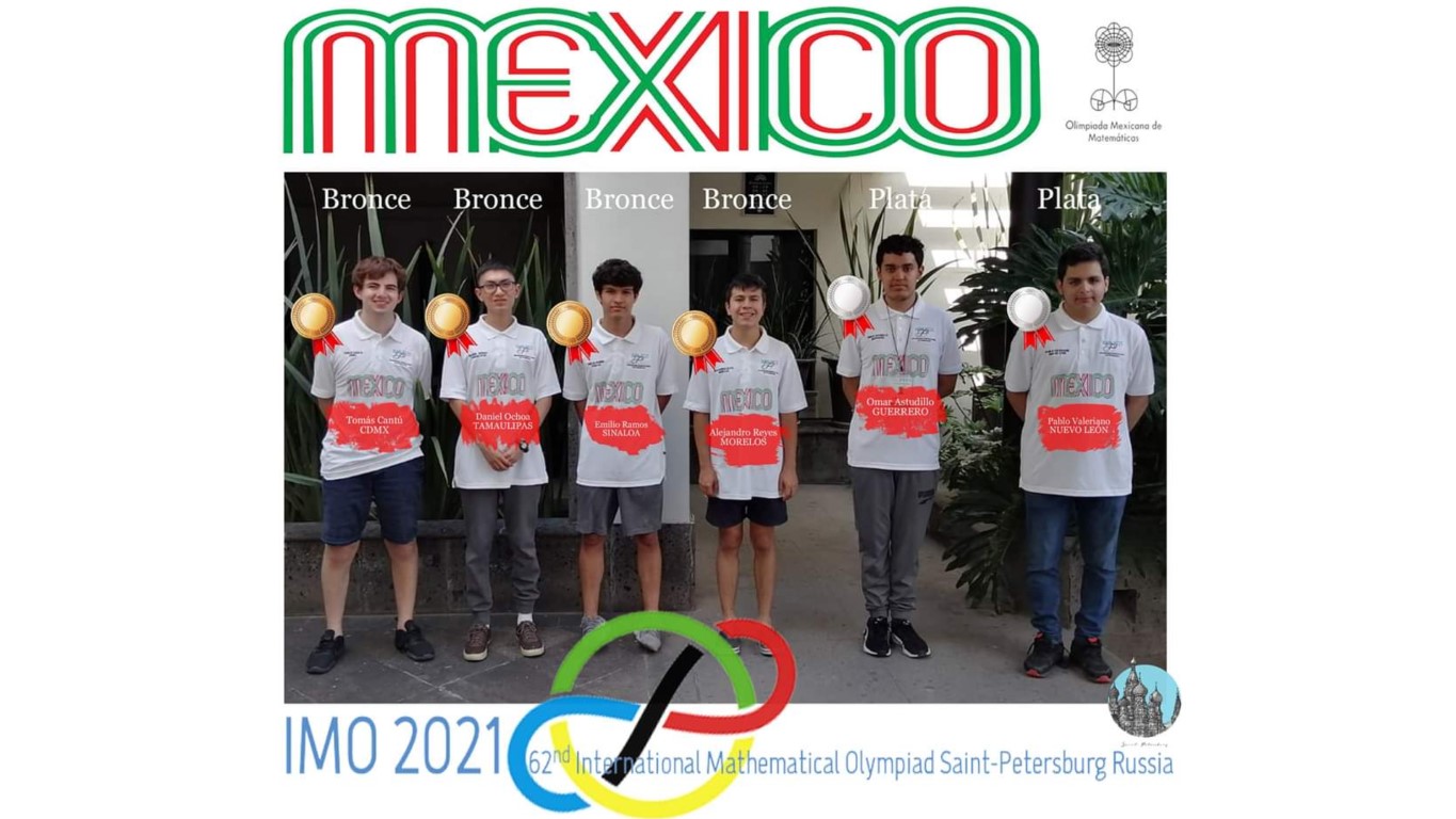 EMX-México gana plata y bronce en Olimpiada Internacional de Matemáticas