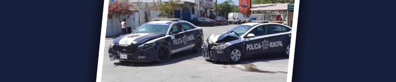 Chocan a dos patrullas en Tijuana en persecución - Vimarsana News