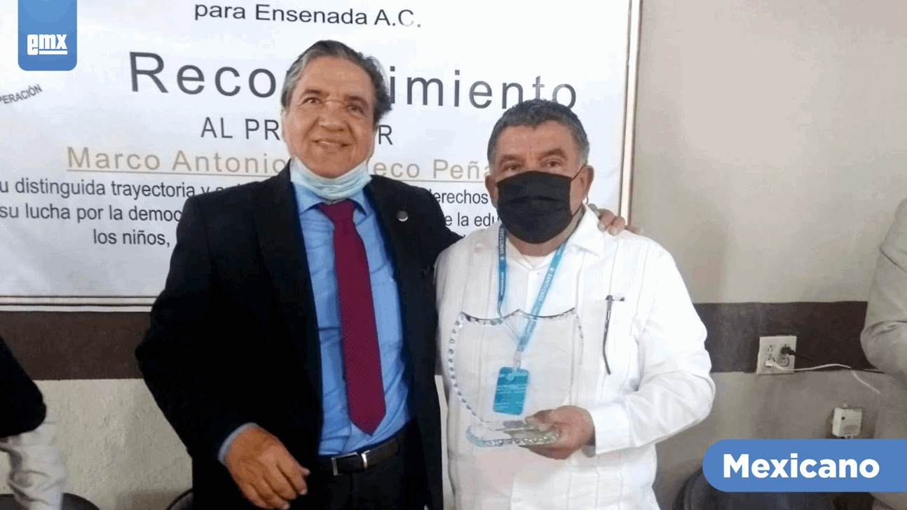 EMX-Reconocen a Marco Antonio Pacheco Peña en Ensenada