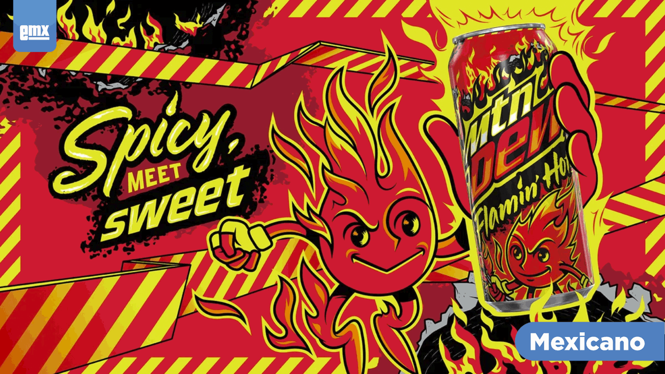 EMX-Lanzan refresco Mountain Dew sabor Flamin’ Hot