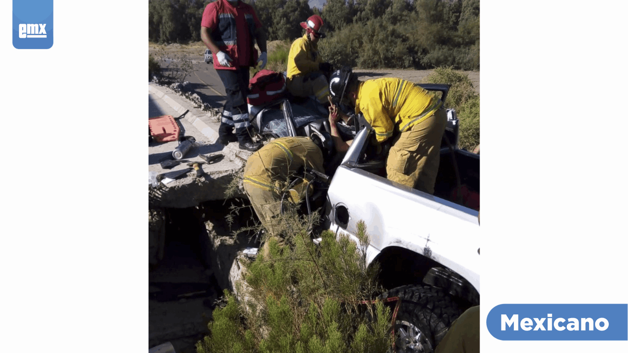 EMX-Se registra accidente vehicular en Valle de las Palmas