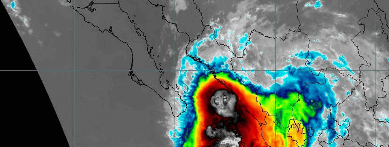 EMX-BC en alerta azul por huracán "Nora"