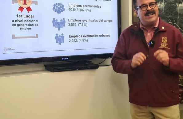 EMX-Mantiene BC liderato nacional en generación de empleos: Escobedo 