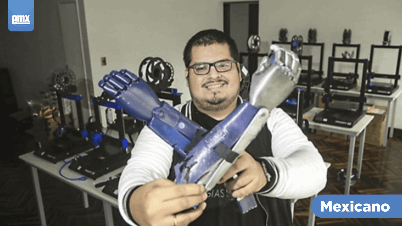 EMX-Peruano es el creador del primer brazo biónico con codo articulado en el mundo