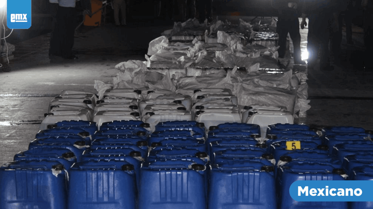 EMX-Decomisa Marina droga y combustible en Ensenada