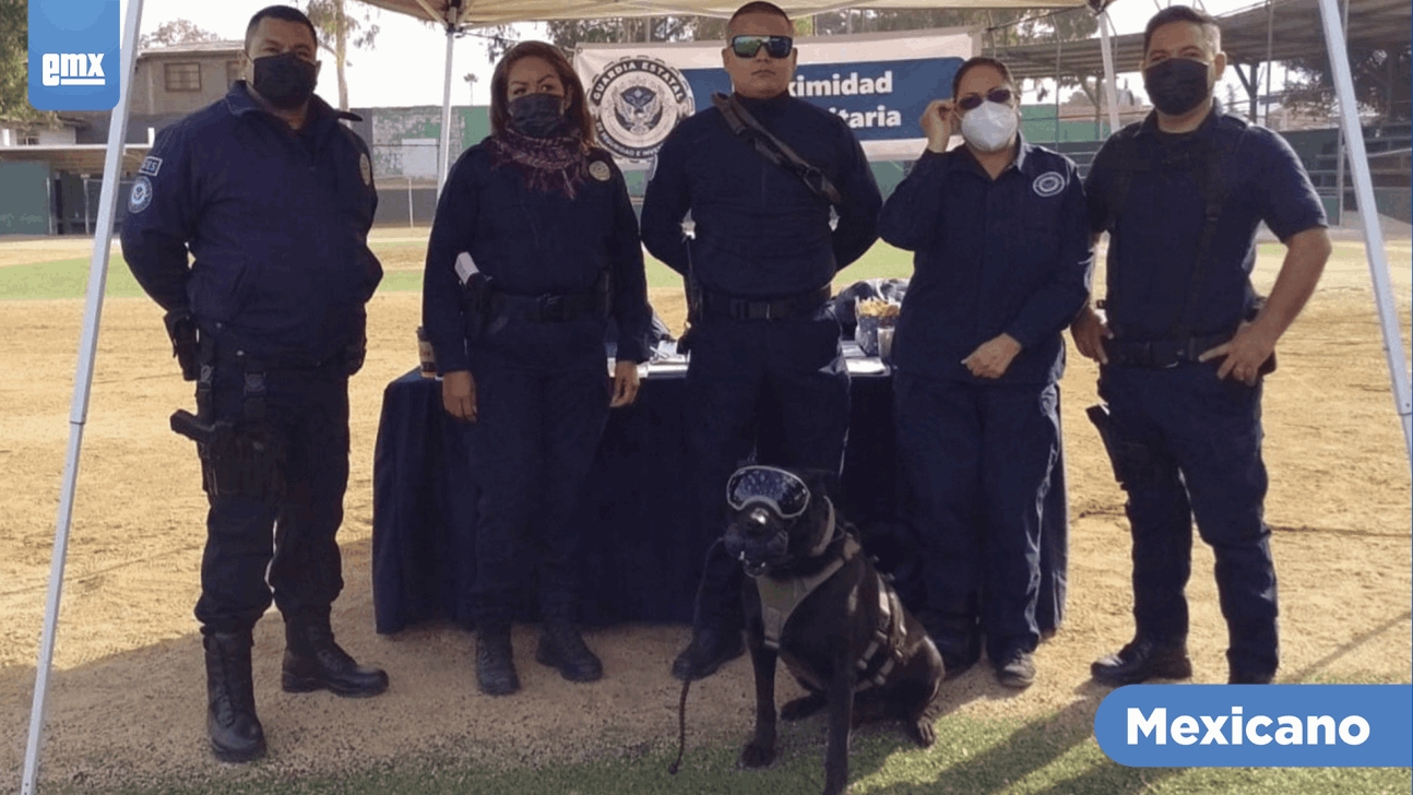 EMX-Realiza FGE exhibición K9 en Ensenada