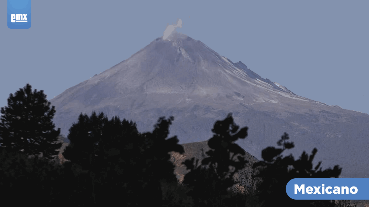 EMX-Emite el volcán Popocatépetl 27 exhalaciones y dos sismos volcanotectónicos