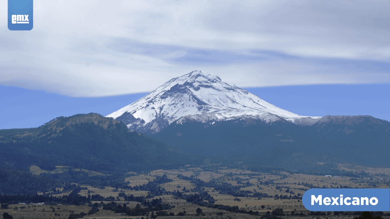 EMX-Presenta el volcán Popocatépetl siete exhalaciones, dos explosiones y un sismo