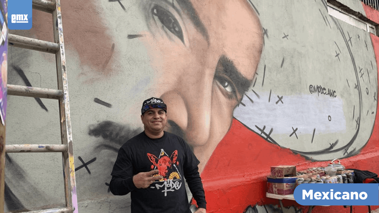 EMX-Inmortalizan en mural  a “Chente” Fernández  