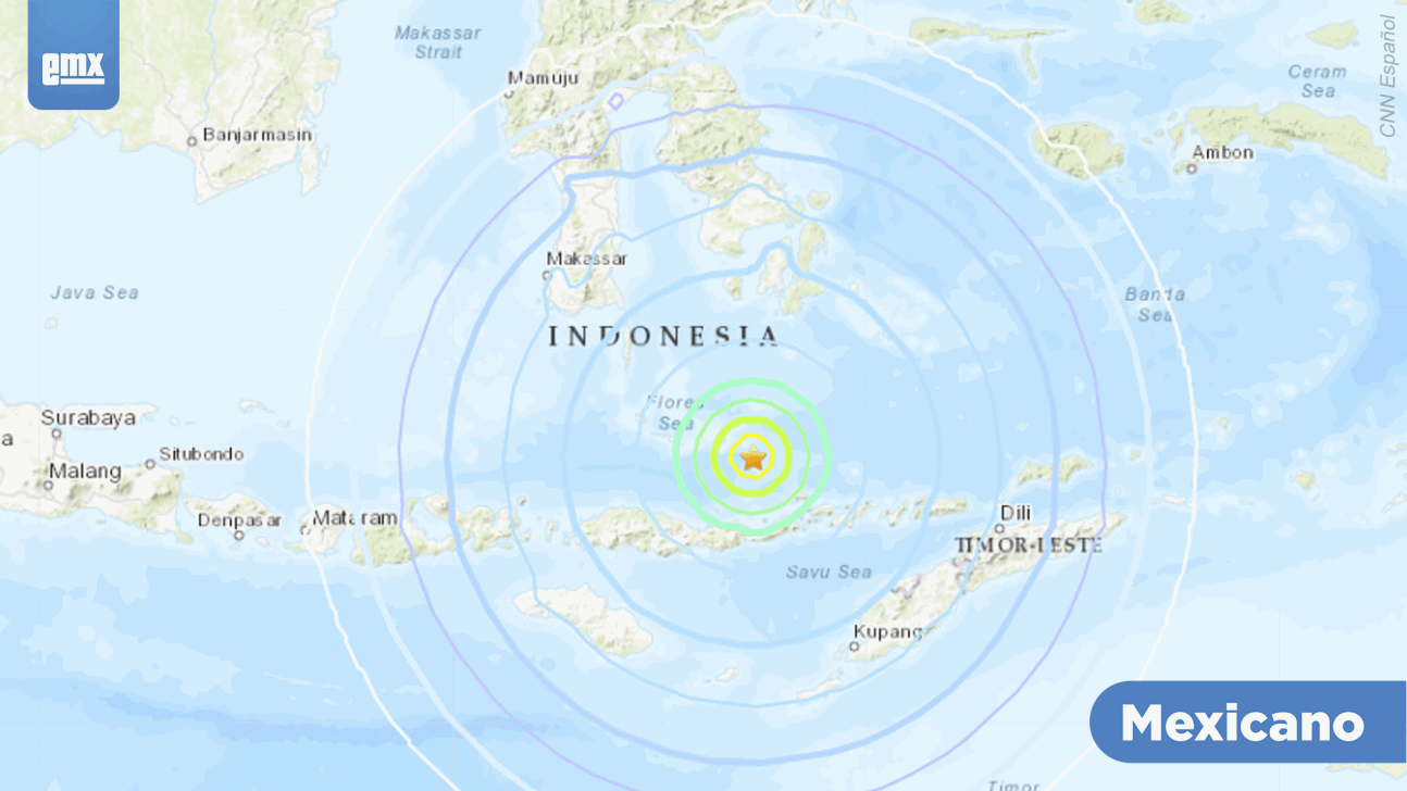EMX-Terremoto de 7.3 sacude las costas del centro de Indonesia