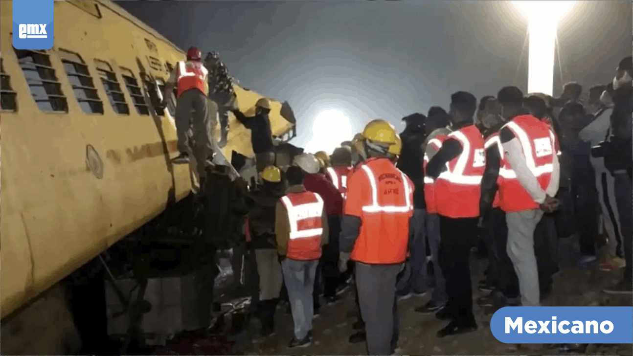 EMX-Descarrila tren en la India y deja al menos nueve muertos