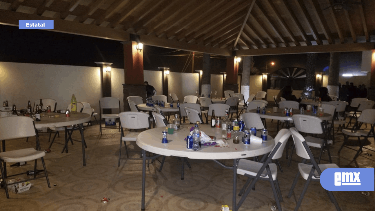 EMX-Clausuran en Mexicali otro evento clandestino