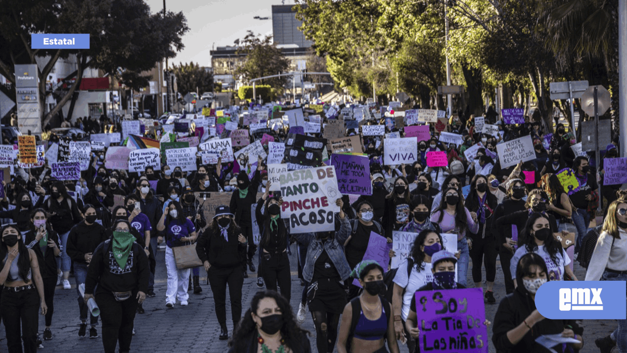 EMX-La marcha del 8M en Tijuana, en imágenes 