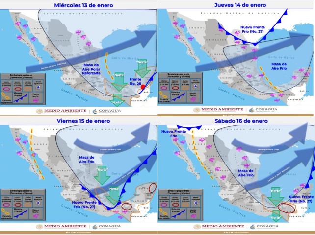 EMX-Se espera un ligero aumento en las temperaturas, en la región