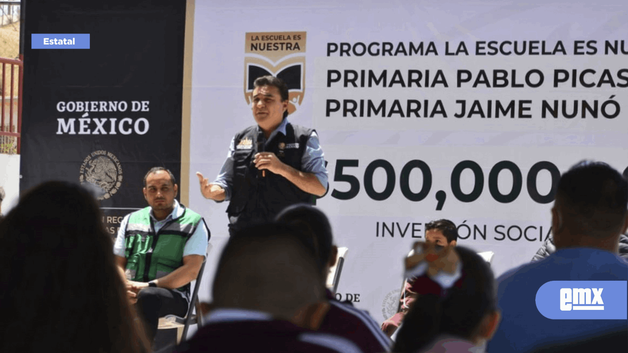 EMX-Llegan 500 mil pesos del programa la Escuela es Nuestra a las primarias Pablo Picasso y Jaime Nunó