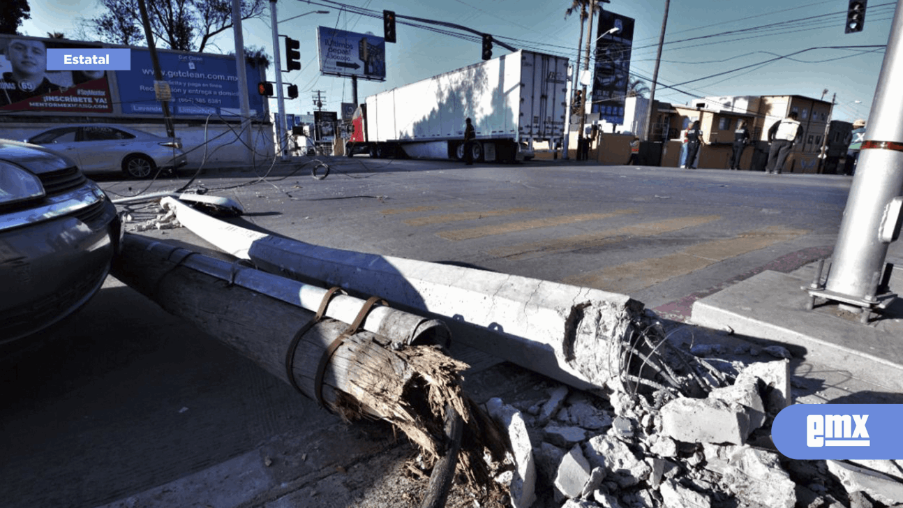 EMX-Fue un tráiler causante del cierre de circulación en Gobernador Ibarra y Gobernador Lugo