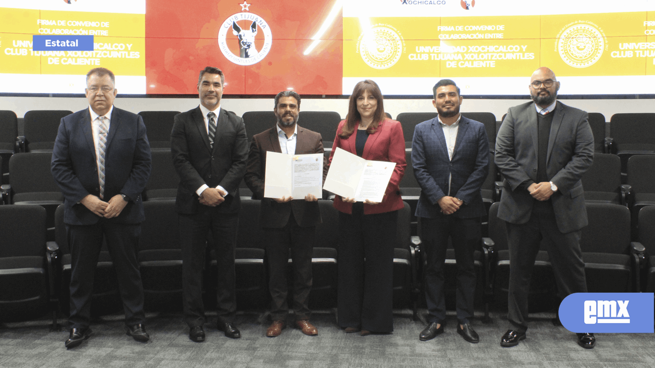 EMX-Universidad Xochicalco firma convenio con Xolos