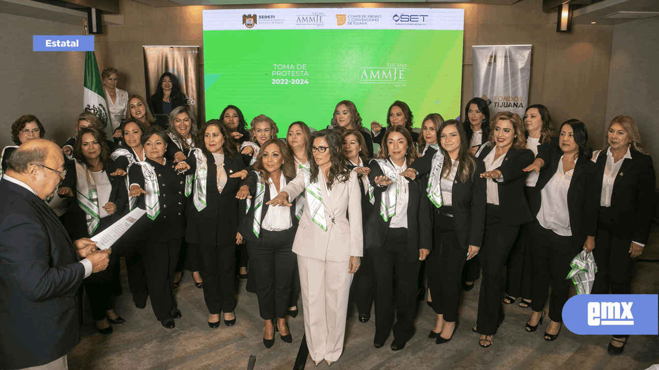 EMX-Rinde protesta doctora Milady Fernández como presidenta de la AMMJE en Tijuana