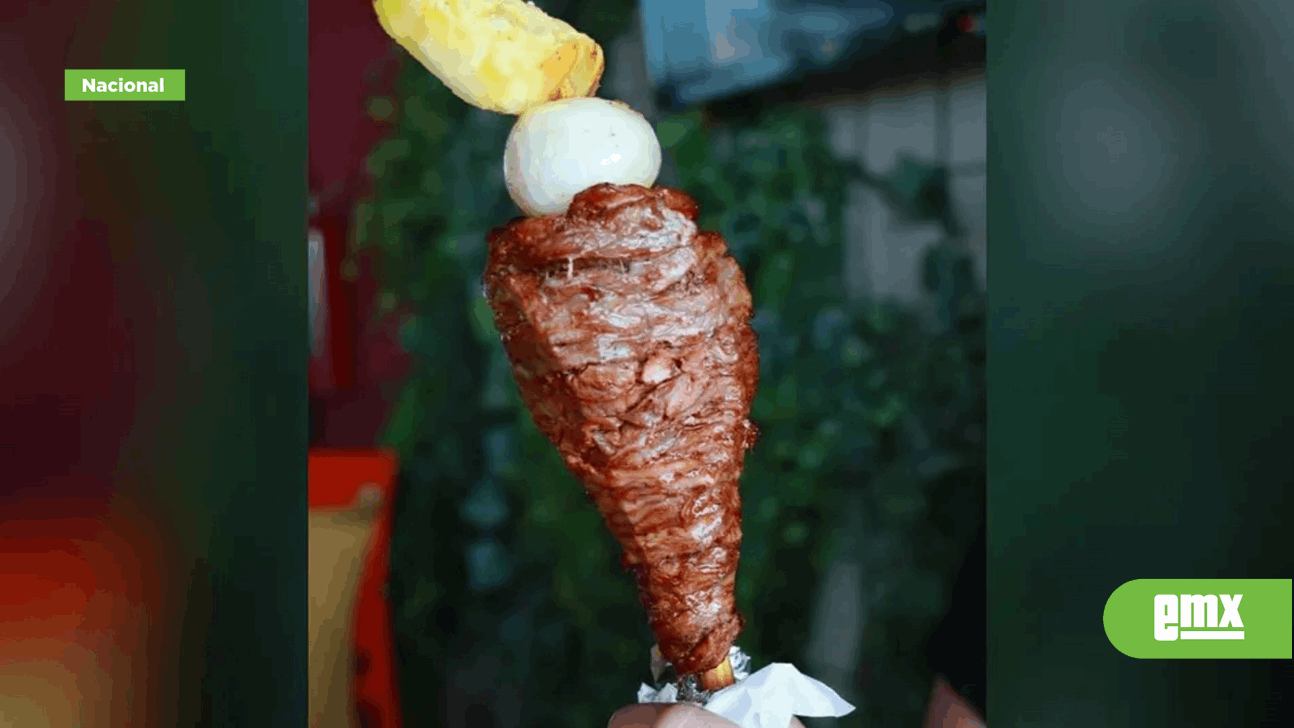 EMX-Taquería enamora con su mini trompo al pastor en redes