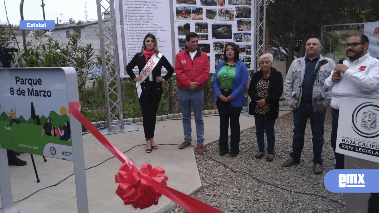 EMX-Inauguran espacio público en la 10 de mayo