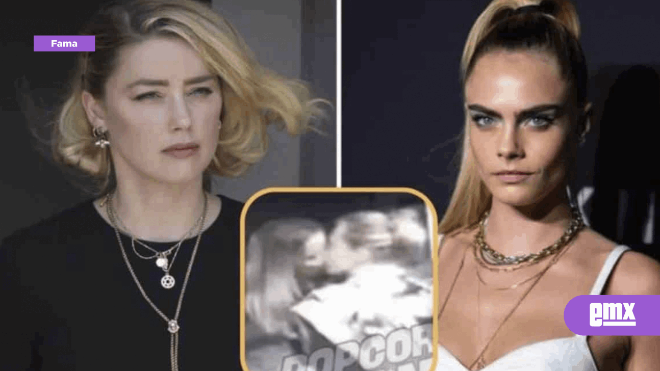 EMX-Filtran fotos de Amber Heard besando a otra mujer