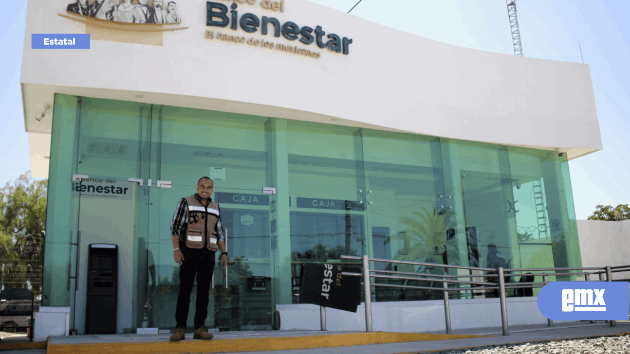 EMX-Abrió Banco del Bienestar en el poblado del ejido El Porvenir